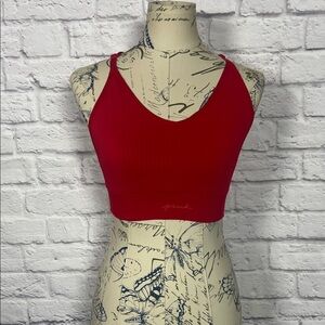 PINK Victoria's Secret Red Crop Top